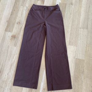 LULULEMON CITY SLEEK 5 POCKET HIGH-RISE WIDE LEG FULL-LENGTH PANTS
